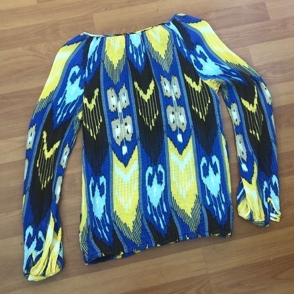 Silk Tory Burch Blouse Size 6 - Picture 5 of 16